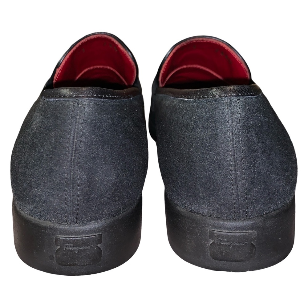 Salvatore Ferragamo Sport Women's Black Suede Loafers Size 7.5 AAAA Old Money - Picture 3 of 9